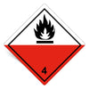 1000 Pieces Hazard Labels Class 4.2, Without Text