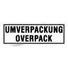 1000 Pieces Package Label Overpack