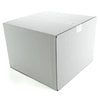 400x400x300 mm Single Wall Box, White