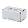 90x60x40 mm Business Card Box With A Christmas Motif, White