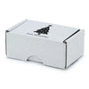 90x60x40 mm Business Card Box With A Christmas Motif, White