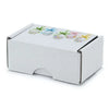 90x60x40 mm Business Card Box With An Easter Motif, White