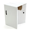 Cardboard Stool 310x310x430 mm White